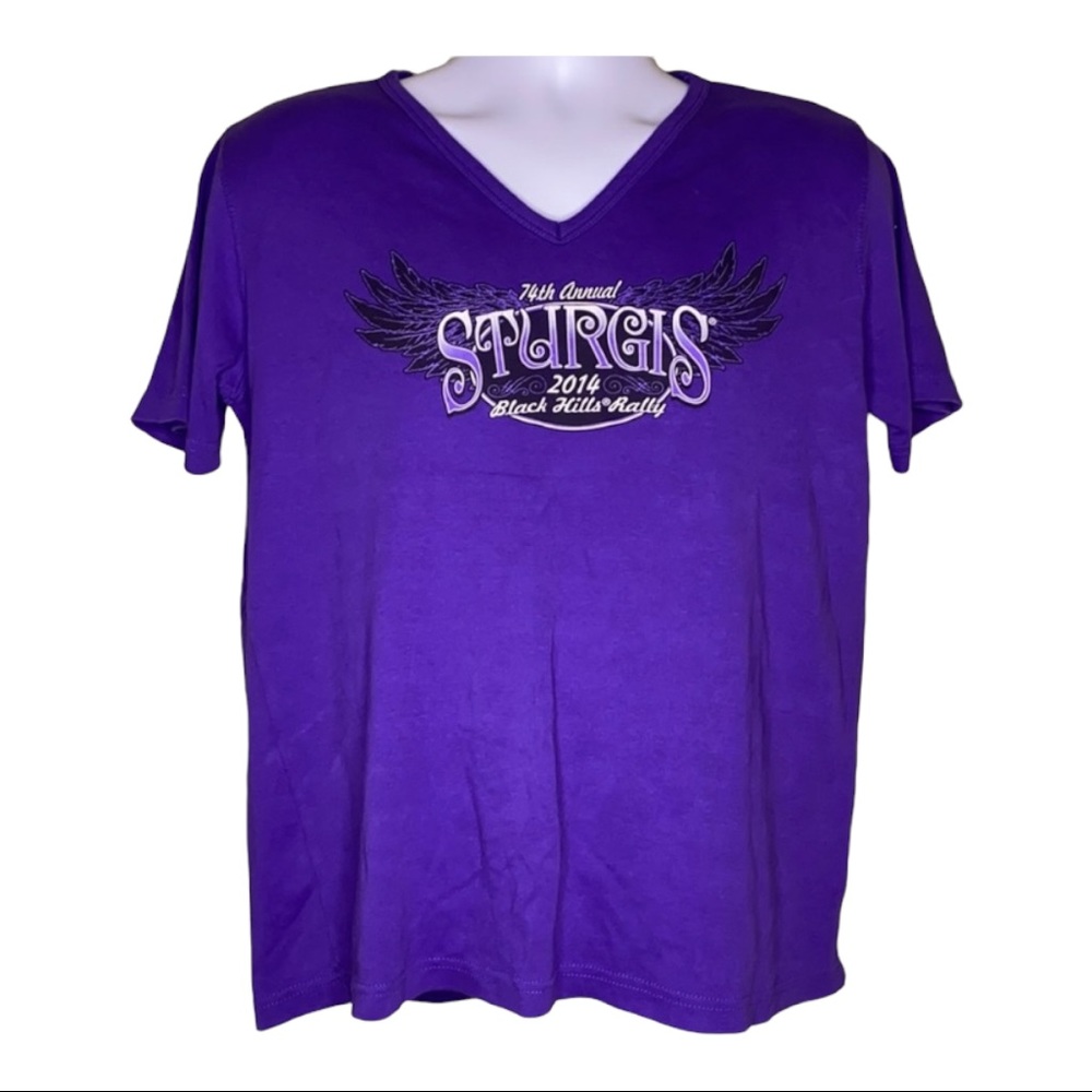 Sturgis Rally 2014 BlackHills SD Purple T Shirt XL